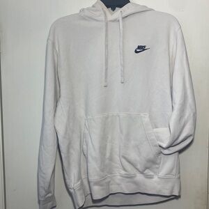 Nike white hoodie size Medium